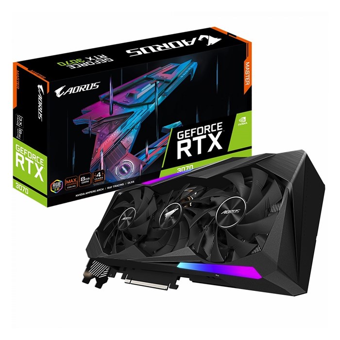 کارت گرافیک گیگابایت AORUS GeForce RTX 3070 MASTER 8G